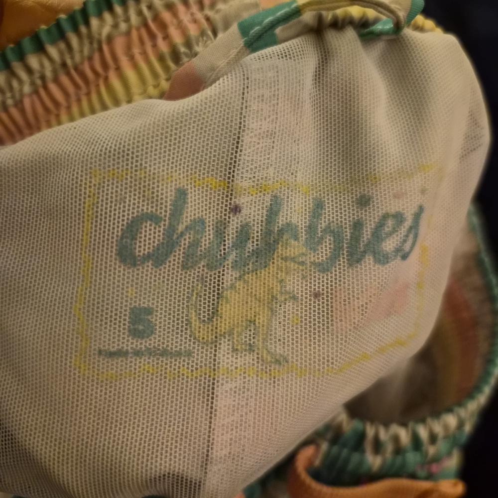Chubbies Kids Aztec Pattern Swim Trunks - Picture 3 of 4